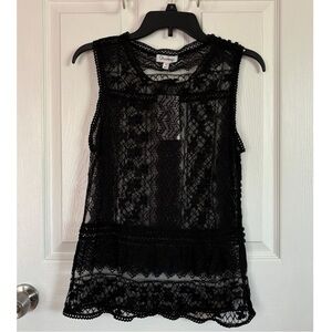 OlsenBoye Sleeveless Lace Top